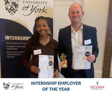 Secerna Awarded Internship Employer of the Year